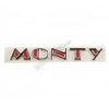 Monty 3D Sticker Logo