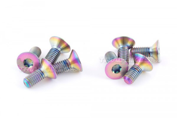Kit tornillos de titanio Jaula Pedal Stan (8 unds)