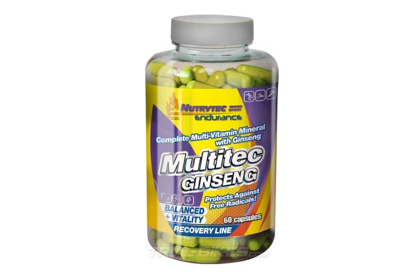 MULTITEC GINSENG 60 Caps - Nutrytec Endurance