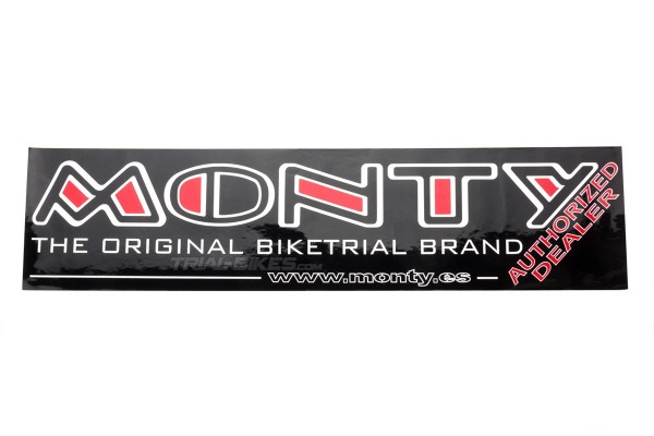 Monty Authorized Dealer Sticker