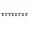 Kit tornillos de titanio pedales Jitsie M5x6mm (8unids)