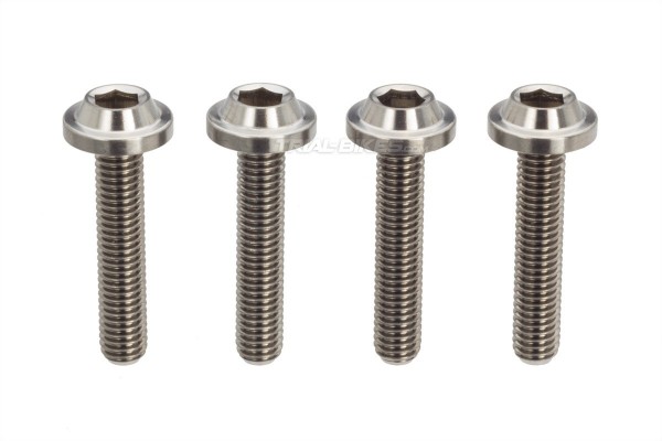 Kit tornillos de titanio Soportes freno Jitsie M5x25mm
