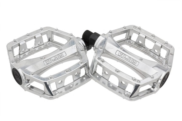 BMX Fixie Plate-forme Pédales VP Blanc 1/2" Alliage Pédales 1/2 avec réflecteurs NOUVEAU