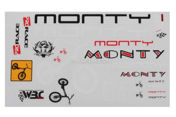 Monty Pro-Race Sticker Kit
