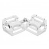 Pedales plataforma VP Blancos
