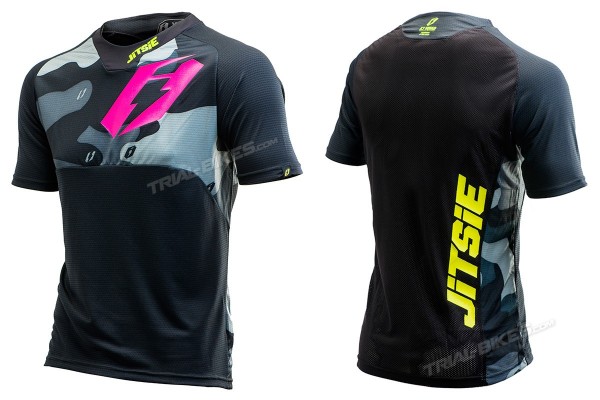 Camiseta Jitsie B3 Squad Violeta/Amarillo Fluo