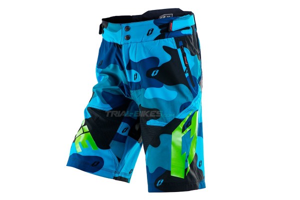 Pantalón corto Jitsie B3 Squad Marina/Verde fluo