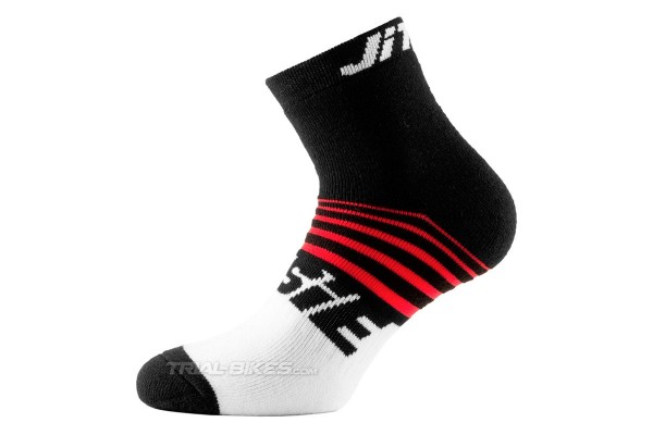Jitsie Airtime Black/Red Socks