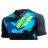 Camiseta Jitsie B3 Squad Marina/Verde Fluo