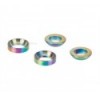 Titanium Caliper Bolt Tapered Washers Kit by Clean