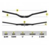 Jitsie 7075 Handlebar (86mm riser)