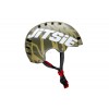 Casco Jitsie Armor kroko Caqui/Blanco/Rojo