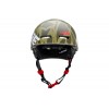 Casco Jitsie Armor kroko Caqui/Blanco/Rojo
