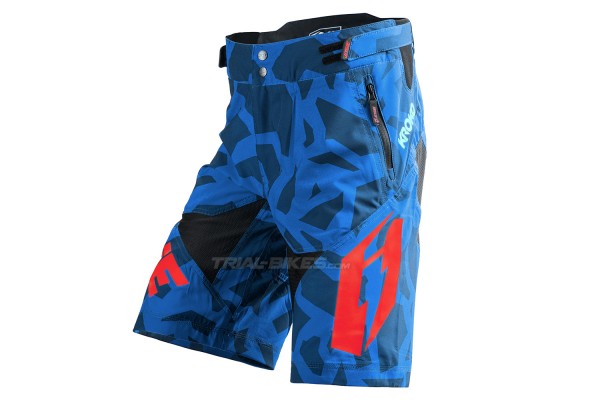 Pantalón corto Jitsie B3 Kroko Azul/Rojo
