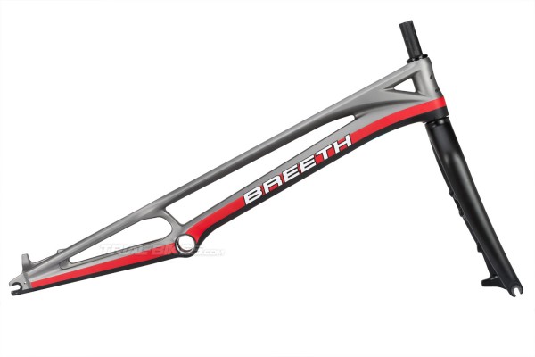 Kit cuadro y horquilla Breeth Carbono Red