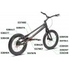Despiece Bicicleta Clean K1.2 Carbono 20''