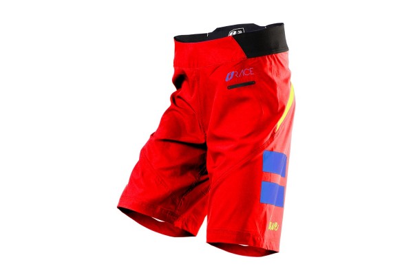 Pantalón corto Jitsie B3 Wave Rojo/amarillo fluo