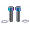Echo titanium caliper M6x20mm bolts (pair)