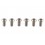 Kit tornillos titanio disco Comas M5x10mm  (6 uds)