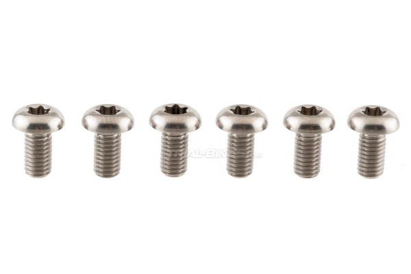 Comas Titanium M5x10mm Disc Bolt Kit (6 pcs)