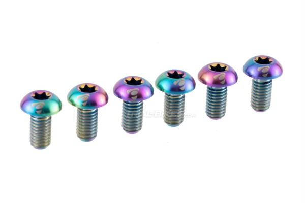 Clean Trials Titanium Rotor Bolts (6 pcs.)