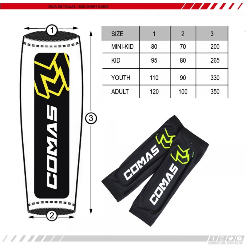 Espinilleras Bike Trial Comas