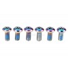 Kit Tornillos Torx Disco Acero Arcoíris (6 uds.)