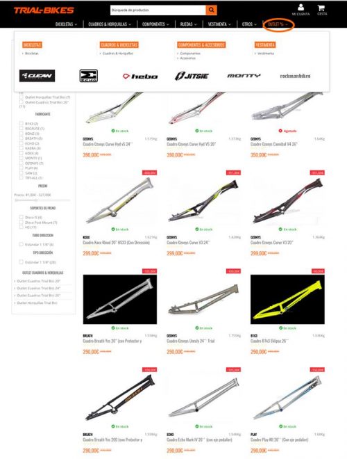 Trialbikes tienda online outlet Trialbikes tienda online outlet