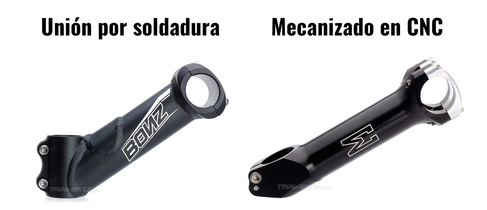 Fabricación potencias bici
