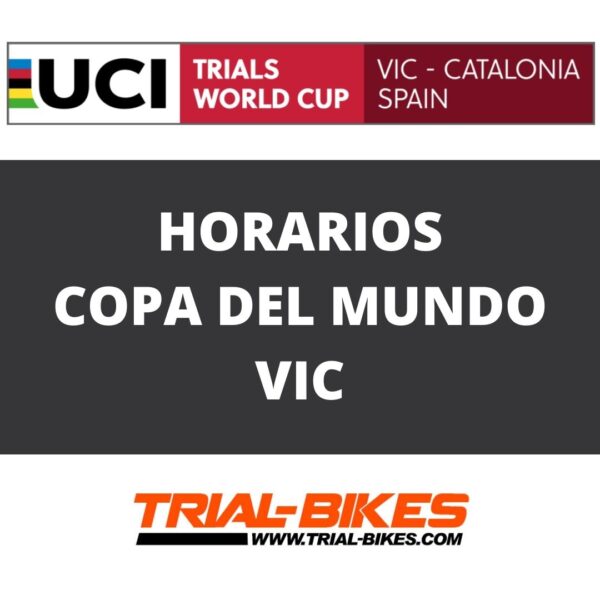 Copa del Mundo de Trial Bici UCI 2022 Vic - Horarios y programa de actividades