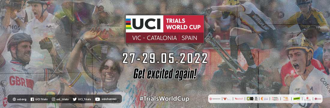 Cartel Copa del Mundo Trial Bici UCI 2022 Vic