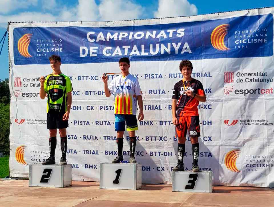 Guille Garcelán 3º en el Campeonato de Catalunya Trial Bici 2022