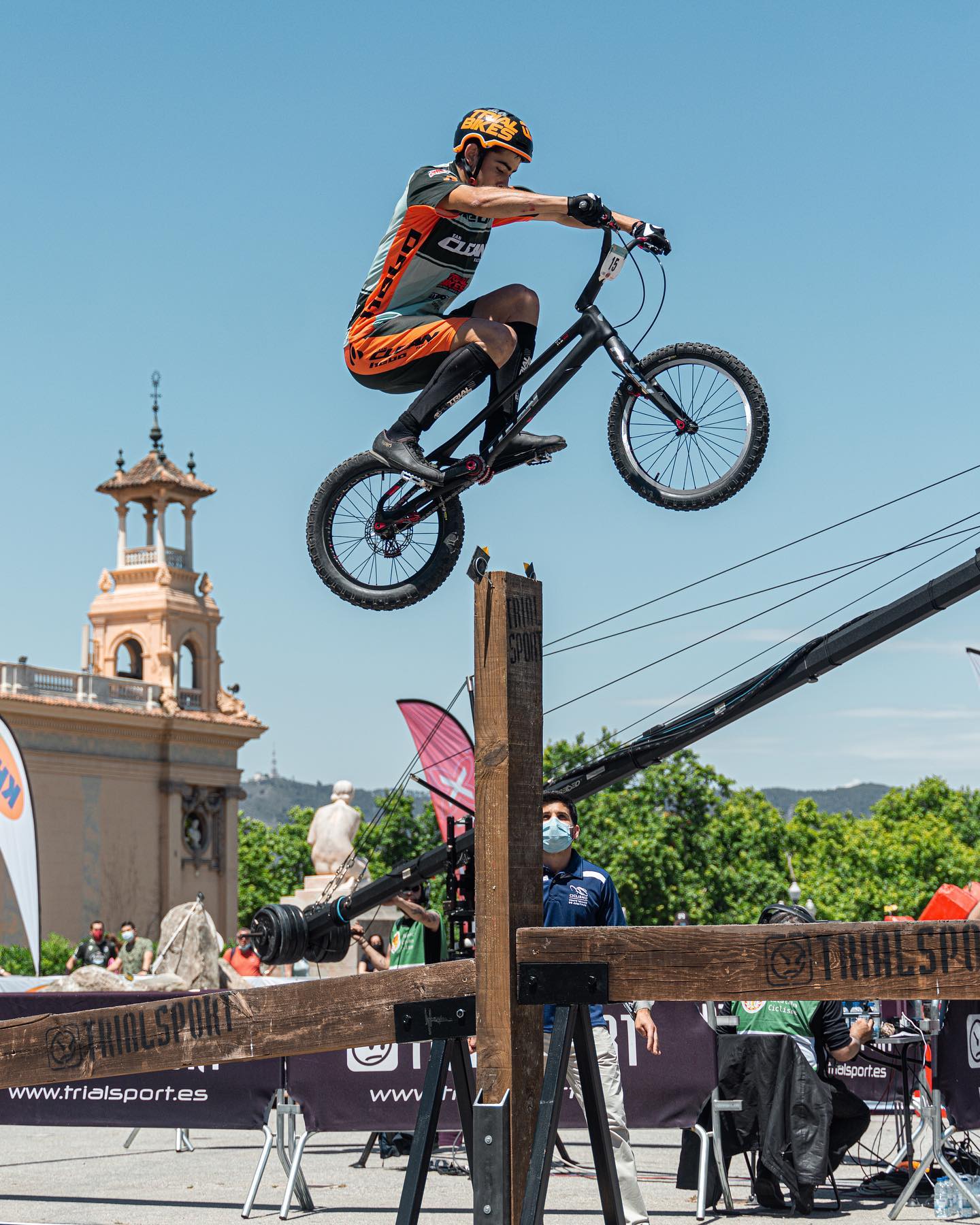 Borja Conejos con su Bicicleta de Trial Clean K1 Wc Edition 20"